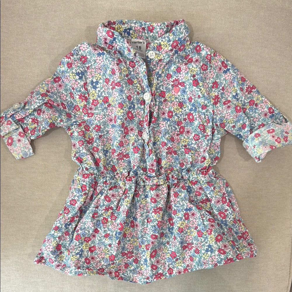 Carter's Colorful Floral Baby Dress